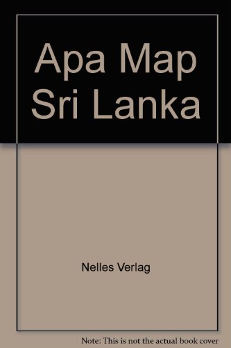 9780138399528: Apa Map Sri Lanka