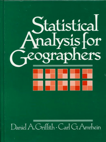 Imagen de archivo de Statistical Analysis for Geographers a la venta por HPB-Red