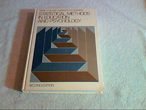 9780138449445 statistical methods in education and psychology 