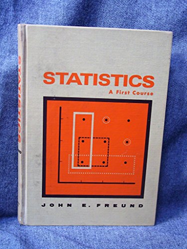 Stock image for Statistics: A first course for sale by Wonder Book