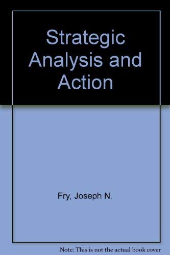9780138509187: Strategic Analysis and Action