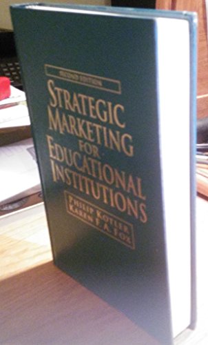 Imagen de archivo de Strategic Marketing for Educational Institutions a la venta por Better World Books