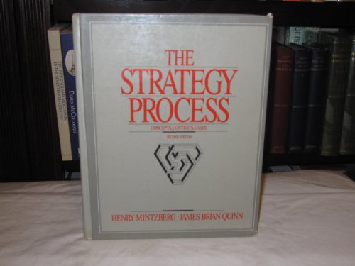 Beispielbild fr The Strategy Process zum Verkauf von Better World Books: West