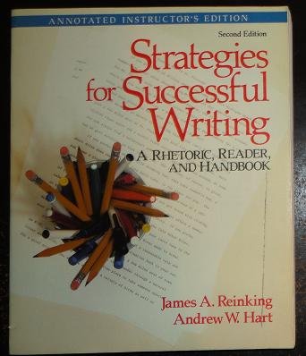 Beispielbild fr Strategies for Successful Writing : A Rhetoric, Reader, and Handbook zum Verkauf von Better World Books: West