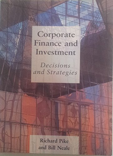 Beispielbild fr Corporate Finance and Investment zum Verkauf von Reuseabook