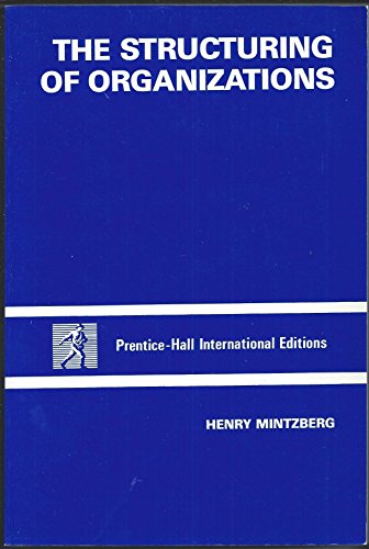 9780138537715: Structuring of Organizations