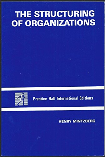 Structuring of Organizations (9780138537715) by Mintzberg, Henry