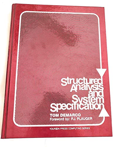 Beispielbild fr Structured Analysis and System Specification zum Verkauf von Better World Books