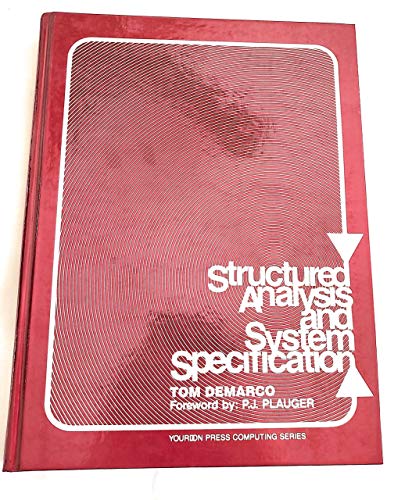 Structured Analysis and System Specification (9780138543808) by Tom DeMarco