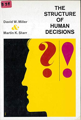 Imagen de archivo de Structure of Human Decisions a la venta por ThriftBooks-Atlanta