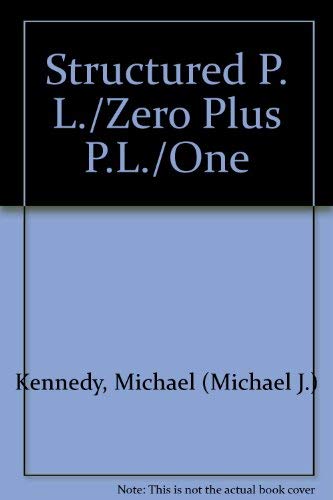 Beispielbild fr Structured P. L./Zero Plus P.L./One zum Verkauf von NEPO UG