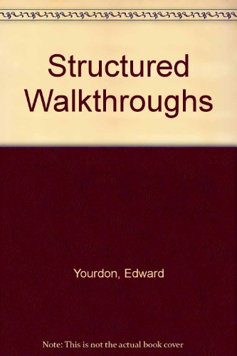 9780138552480: Structured Walkthroughs