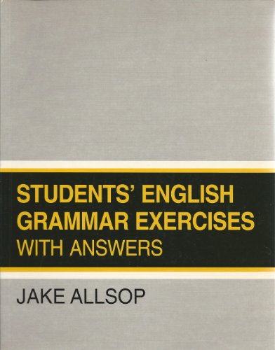 9780138560553: Edition with Answer Key (Students' English Grammar Exercises)