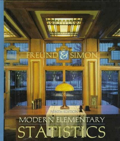 9780138582913: Modern Elementary Statistics