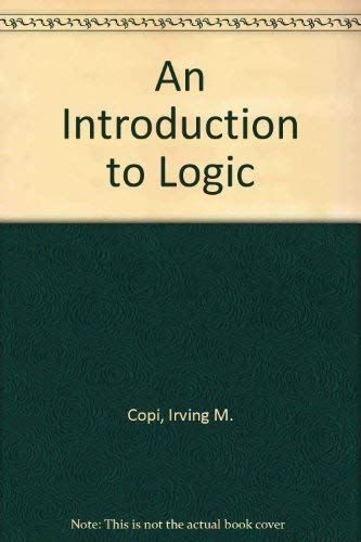 Stock image for An Introduction to Logic for sale by HPB-Red