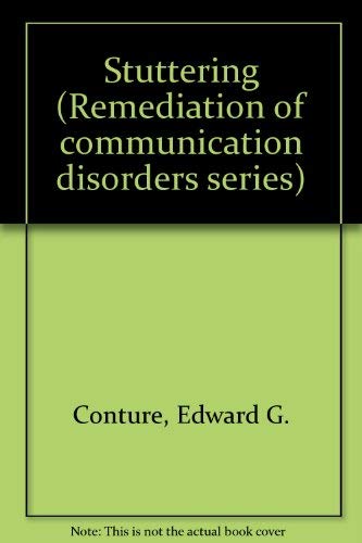Stock image for Stuttering (Remediation of communication disorders series) for sale by HPB-Red