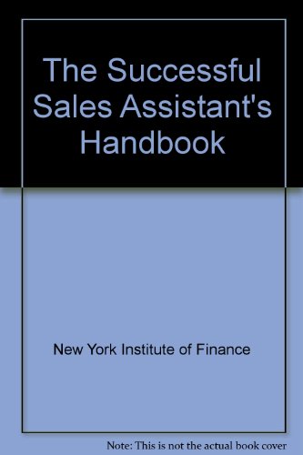 Imagen de archivo de The Successful Sales Assistant's Handbook a la venta por Better World Books