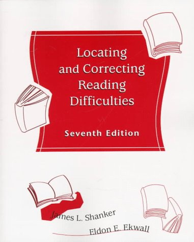 Stock image for Locating and Correcting Reading Difficulties (7th Edition) for sale by Wonder Book