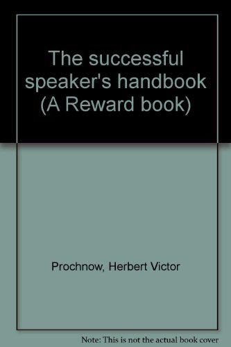 Beispielbild fr The successful speaker's handbook (A Reward book) zum Verkauf von Wonder Book