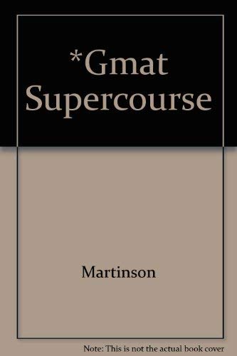 Stock image for Supercourse for the GMAT for sale by SecondSale