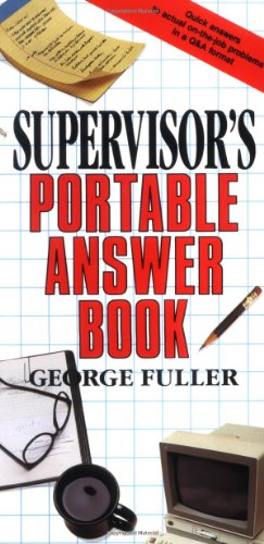 Beispielbild fr Supervisor's Portable Answer Book zum Verkauf von SecondSale