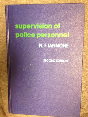 Imagen de archivo de Supervision of Police Personnel a la venta por ThriftBooks-Atlanta