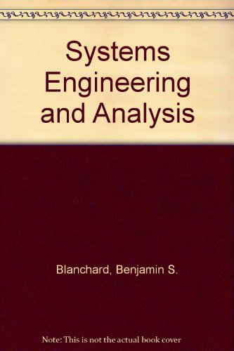 9780138808402: Systems Engineering and Analysis