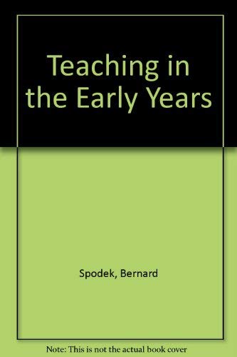 Stock image for Teaching in the Early Years for sale by HPB-Red