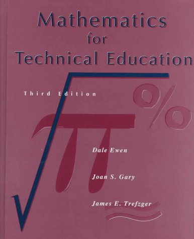 Imagen de archivo de Mathematics for Technical Education (3rd Edition) a la venta por HPB-Red