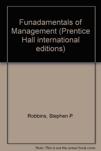 Stock image for Fundamentals of Management: Essential Concepts and Applications for sale by WorldofBooks