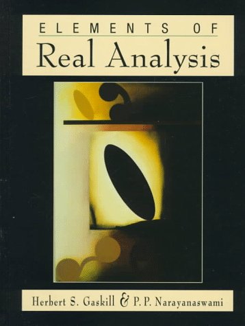 Imagen de archivo de Elements of Real Analysis a la venta por SecondSale