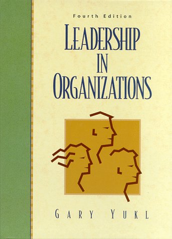 Stock image for Leadership in Organizations (4th Edition) for sale by Wonder Book