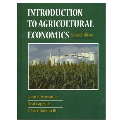 Beispielbild fr Introduction To Agricultural Economics, 2/E zum Verkauf von Kanic Books