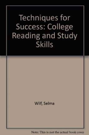 9780139018510: Techniques for Success: College Reading and Study Skills