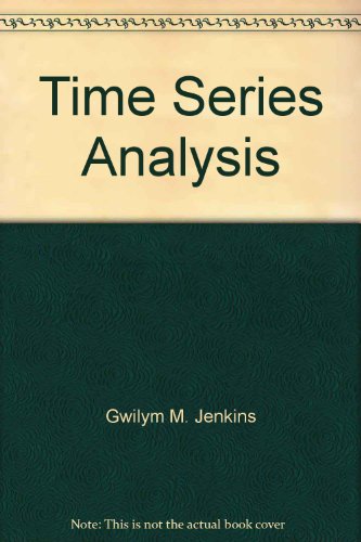 Stock image for Time Series Analysis for sale by Irish Booksellers