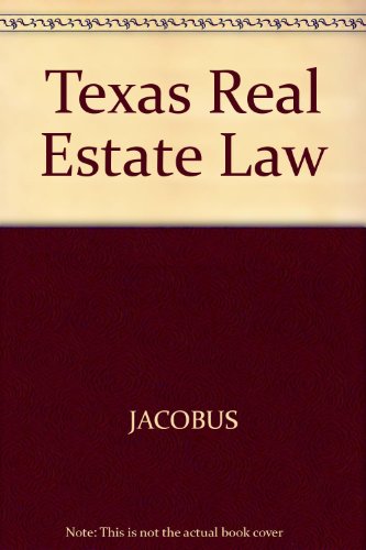 Stock image for Texas real estate law for sale by HPB-Red