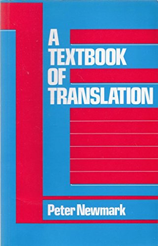 Beispielbild fr TEXTBOOK OF TRANSLATION 1st Edition - Paper (Skills) zum Verkauf von WorldofBooks