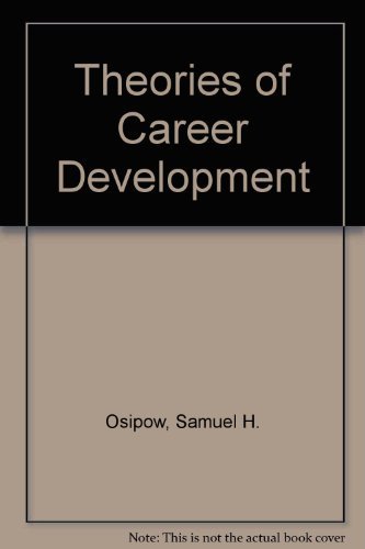 9780139134425: Theories of Career Development