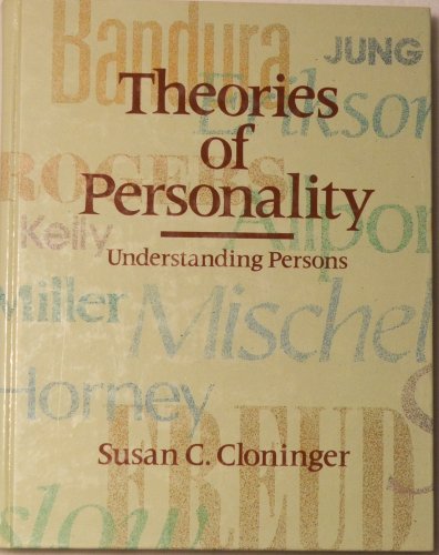 Beispielbild fr Theories of Personality : Understanding Persons zum Verkauf von Better World Books