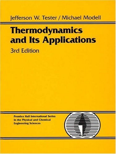 9780139153563: Thermodynamics and Its Applications