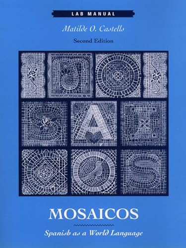 9780139158858: Mosaicos: Spanish As a World Language : Lab Manual