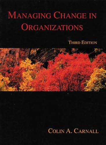 Immagine dell'editore per Managing Change in Organisations, 3rd Ed. venduto da Goldstone Books