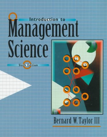 9780139181030: Introduction to Management Science