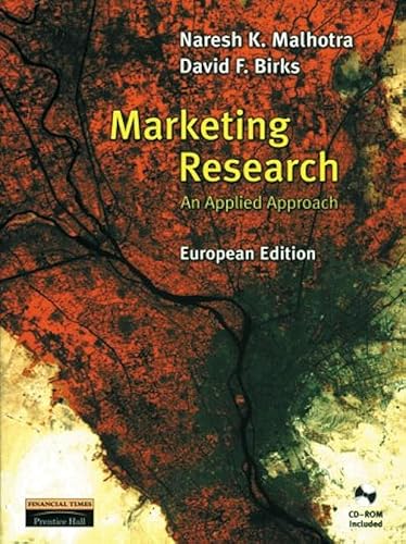 Beispielbild fr Marketing Research: European Edition: An Applied Orientation (Prentice Hall International Editions) zum Verkauf von AwesomeBooks