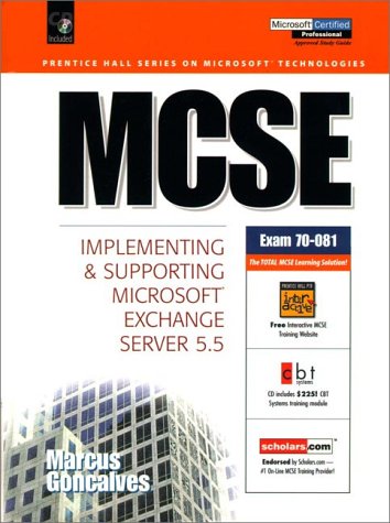 Imagen de archivo de McSe: Implementing and Supporting Microsoft Exchange Server 5.5 (McSe Series) a la venta por The Book Bin