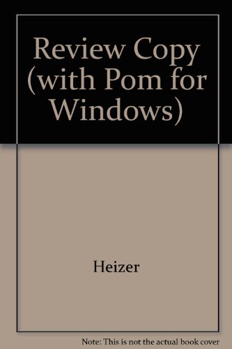 Review Copy (with Pom for Windows) (9780139236990) by HEIZER; RENDER