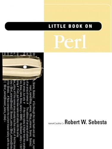 Beispielbild fr A Little Book on Perl zum Verkauf von Wonder Book