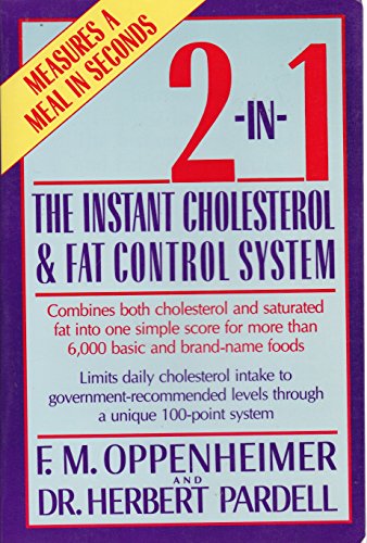 Beispielbild fr Two in One : The Instant Cholesterol and Fat Control System zum Verkauf von Better World Books