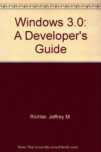 9780139323362: Windows 3: A developer's guide