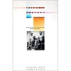 Beispielbild fr Anthology of Twentieth Century Art Theory zum Verkauf von Better World Books